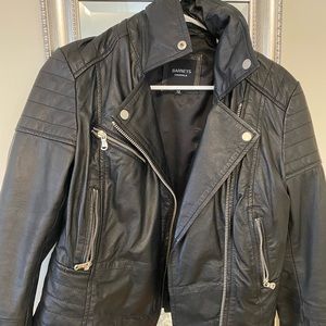 Womens Barneys real leather jacket. Never worn